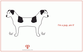 Palindrome Drawings, Pup Palindrome