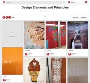 Pinterest Design Elements and Principles